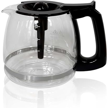Generic 12-Cup Replacement Glass Carafe Pot Compatible with Hamilton Beach Coffee Maker Flexbrew, Clear