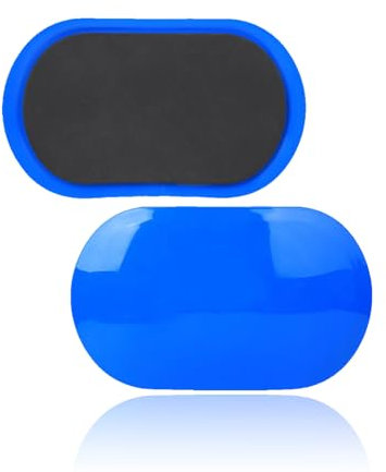 Coulissantes de noyau d'exercice de 2 pièces, 24x14.5cm/9.4x5.7in de renforcement musculaire de l'entraîneur disques coulissants portables de sport plateau coulissant pour tapis planchers en bois dur