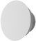 Steinberg14 Round White Metal Diffuser - 80mm Universal Supply Exhaust Air Valve - 3 inch Wall Ceiling Adjustable Vent - Extractor Fan Vent Cover - Ventilation Grille for Bathroom Kitchen Garage