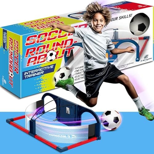 E-Jet Fußball Spielzeug für 6 7 8 9 10 Jahren, Sportspaß für Garten Indoor Outdoor, Fußball-Übungen Spiele | Geschenke für Jungen Mädchen