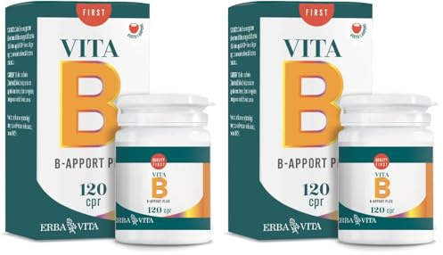 Erba Vita Integratore Alimentare B Apport Vitamina B12-120 Capsule in Pilloliera (Confezione da 2)