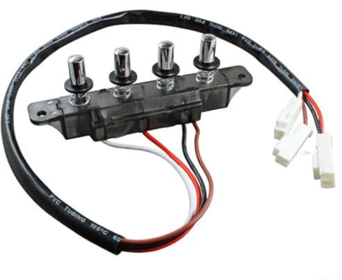 Besttoolifes Interruptor de botón para campana extractora, interruptor de botón para campana de cocina, accesorios comunes, sustituye a la placa de control por varios modelos de campanas extractoras