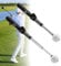 Retractable Golf Training Aid, Golf Swing Trainer, Golf Swing Training Aid, Golf Alignment Sticks, Golf Grip Training Aid for Indoor Practice Warm-up Strength, Golf Flexibility (Black)