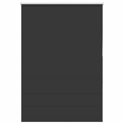 vidaXL Estor Enrollable Opaco Negro 115x130 cm Tela Ancho 110,7 cm