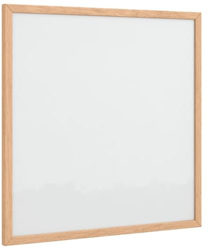 vidaXL Magnetisches Whiteboard mit massivem Kiefernholzrahmen 40x40 cm, Whiteboard magnetisch, Weißwandtafel magnetisch, Magnettafel, Weißwandtafel