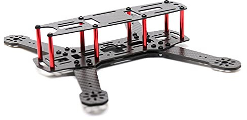 MKVAXR QAV250 5 Zoll Rahmen Kit 250mm Radstand 3mm Arm Kohlefaser RC Drone FPV Racing FPV-Drohnenkörper