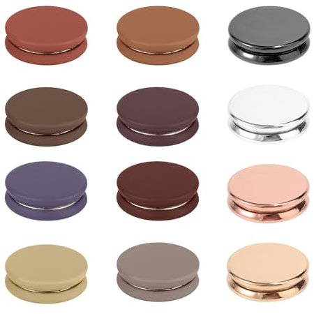 12 Starke Hijab-Magnetnadeln, Mehrzweck-Schalverschlüsse Ohne Hängenbleiben Nadellose Knöpfe Brosche für Frauen Sicherer Unsichtbarer Halt für Schals Kleider Hemden (Farbe A)