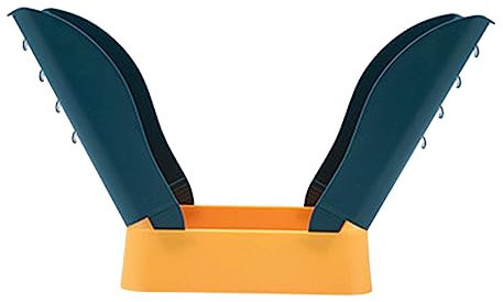 Cabilock 2pcs Smart Trash Bin for Kitchen Plastic Garbage Bag Holder Trash Bag Storage Rack Large Recycling Bin