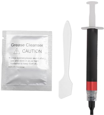 Hapivida Wärmeleitpaste, 12,8 W/m.k. Silikonfett, Wärmeleitkleber, kohlenstoffbasierte Hochleistungs-Kühlkörper-Wärmeleitpaste für IC-Prozessor-CPU-Kühlkörper