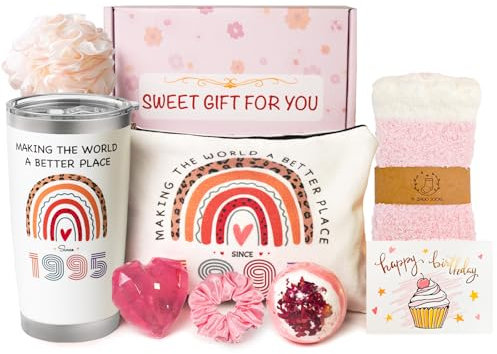 30th Birthday Gifts for Women – Personalised Birthday Hampers for Women Turning 30 – Thoughtful Self-Care Gift Basket for Bestie Sister Wife Mum Auntie