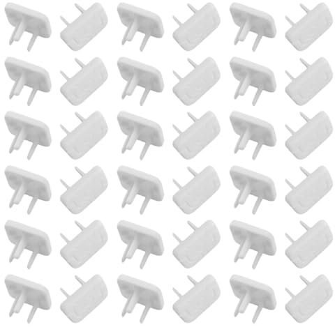 MOTHNUR 60piezas Tapas De Enchufes Para Bebés Prueba De Contacto Protectores De Enchufes Eléctricos De Seguridad Hogar Unidades De Material Suave