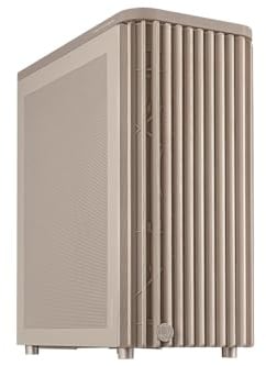 ProArt PA401 Wood - Mesh (Beige) | Two 160mm Ring Fan Blades for Optimal Airflow, 240mm Radiators & 315mm Graphics Cards, USB 20Gbps Type-C Port