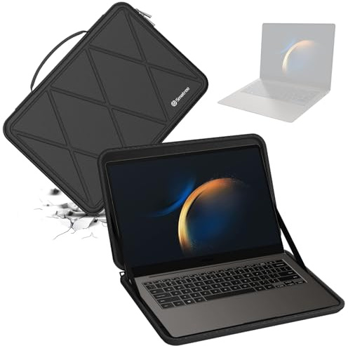 Smatree Housse Rigide en EVA pour Ordinateur Portable Compatible avec 15,6 Pouces Samsung Galaxy Book4 Edge/2 Pro, Galaxy Chromebook Plus, 15 – 15,6 Pouces LG Gram/Gram Superslim OLED, (X8270T)