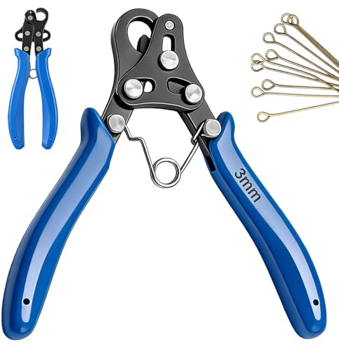 Looper tång för smyckestillverkning, one-step looper 3 mm, trådtång för böjning och lindning, mångsidig smyckestång för halsband armband örhängen och reparationer