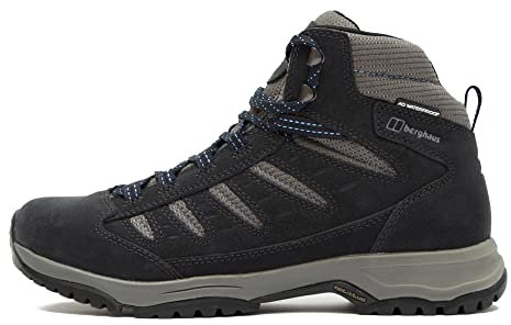 Berghaus Explorer Active M Gore-Tex Walking Boots, Stivali da Escursionismo Alti Donna, Dark Blue Grey, 37 EU