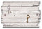 Kreative Feder Holzstruktur weiß Designer Schlüsselbrett, Hakenleiste im Landhaus-Stil, Shabby-Chic aus Holz 30x20cm (Holzstruktur weiß)