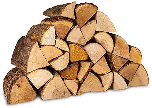 Logpile 60kg Kiln Dried Fire Logs | Premium British Hardwood Firewood Logs for Wood Burners, Stoves, Fireplaces & Fire Pits | Ready to Burn Certified, Quick Lighting & Long Burning Fire Wood