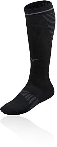 Mizuno Unisex Compression Socke, Black, M
