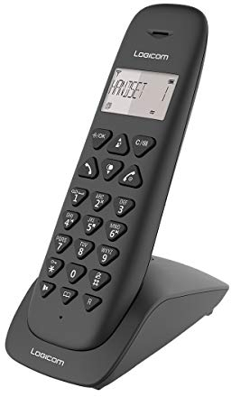 Telefon Fixed Wireless - Funktelefon mit Anrufbeantworter - Solo - Analoge Telefone und DECT - Logicom Vega 155T Wireless-Festnetz mit Schwarz Answering
