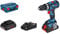 Bosch Professional 18V System Akku-Schlagbohrschrauber GSB 18V-60 C (max. Drehmoment (weich/hart): 31/60 Nm, inkl. 2x4.0 Ah ProCore Akku, Ladegerät GAL 18 V-40, L-BOXX)