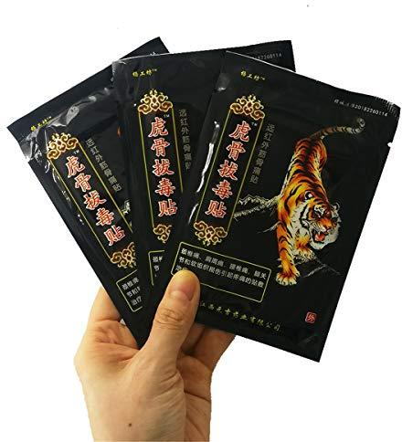 HELLOYOUNG 8 PCS Tiger Balm Chinesischer Balsam Kräuter Medizinisches Pflaster für Gelenk Rücken Nackenheilpflaster Knieschützer für Heilsalben
