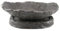 Bonsaischale + Untersetzer Bonsai Schale Bogenschale Pflanzschale oval anthrazit 43x28x10cm (40323)