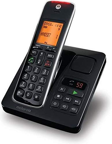 Motorola CD211 - DECT Digitales Schnurlostelefon mit Anrufbeantworter - 1,8 Bildschirm - Schwarz