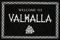 for-collectors-only Welcome to Valhalla Fussmatte Wikinger Walhalla Fußmatte Schmutzmatte Türabstreifer Türmatte Odin Fußabstreifer Teppich Doormat Vikings