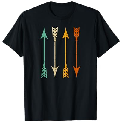 Vintage Bogenschießen Pfeile für Bogenschießen Retro T-Shirt