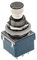 vhbw 3PDT Fußschalter Gitarre kompatibel mit Electro-Harmonix Gitarren-Effektgeräte - Foot Switch, Blau, Silber
