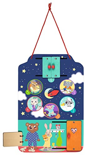 moses. Kleine Kuschelhelden Lerntafel kleine Abendroutine, Abendplaner für Kinder zum Aufhängen, Spielerisches Abendritual für die Kindergartenzeit, Für EIN entspanntes Schlafengehen