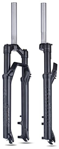 MTB Gabel 26/27,5/29 Zoll Fahrrad Federgabel Federweg 80mm Frühling Gabel 28,6 Mm Gerades Rohr Fahrrad Vordergabel Manuelle Sperre Mountainbike Federgabel Schnellspanner 9mm ( Color : 29inch Black )