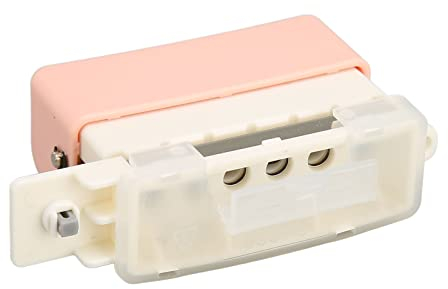 6-Loch-Locher, Verstellbarer 6-Loch-Desktop-Papierlocher Loseblatt-Locher für Ringordner (Rosa)