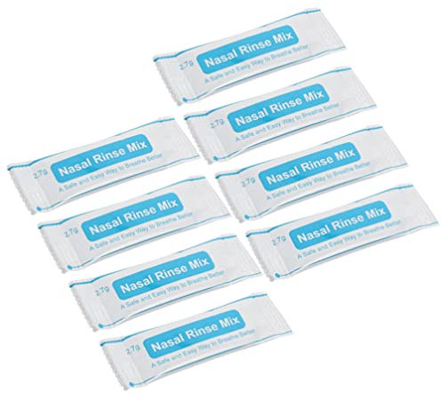 Nasal Cleansing Salt 2 Boxes of 80 Packets Neti Pot Salt Packets Saline Packets Nasal Wash Refill Sinus Rinse Packets for Neti Pots Nasal Irrigation System Nasal Rinse