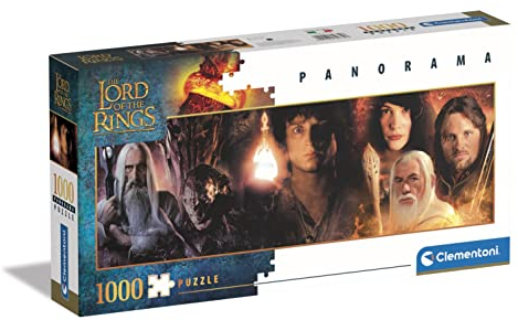 Clementoni - 39739 - Puzzle The Lord of The Rings, Puzzle 1000 Teile Für Erwachsene Und Kinder 14 Jahren, Geschicklichkeitsspiel Für Die Ganze Familie
