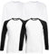 Fruit of the Loom Set of 4 Long-Sleeved T-Shirts M, L, XL, XXL – Various Sets to Choose From, M