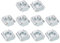 sourcing map T Nuts, 100pcs - Nickel Plated Carbon Steel T Slot Bolts, 2020 Series M5 Hammer Head Fastener, Sliding T Nuts for Aluminum Extrusion Profile (Silver)