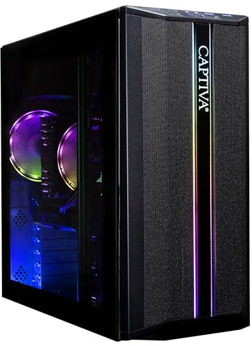 Captiva PC Advanced Gaming R74-724 | AMD Ryzen 5 5500 | 16GB DDR4 RAM | NVIDIA GeForce RTX 4060 Ti 8GB | 1 TB SSD | Windows 11 Home