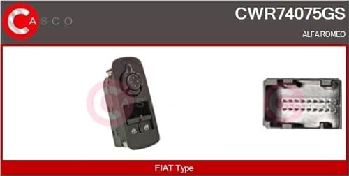 CASCO CWR74075GS Schalter Glasheber Fca