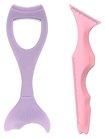 2 Stück Eyeliner Hilfe Schablonen Silikon, Wimpern Schablone, Eyeliner Schablone Silikon, Wimpernkamm Eyeliner Schablone für Anfänger, mit Eyeliner Makeup Aid können Sie den perfekten Eyeliner kreiere