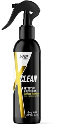 Spray Demoustiqueur voiture 300 ml - Concentré et économique - Élimine efficacement les traces de moustiques, d-insectes, fientes - Carrosserie, pare-brise, phare, vitre, jantes – Nettoyant sans trace