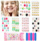 ZOCONE 120 Stück Nägel Zum Aufkleben für Kinder, Kinder drücken auf Nägel Kinder False Nail Set Künstliche Nail Tips fingernägel zum aufkleben kinder für Mädchen Kleinen Händen Damen (B)