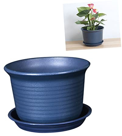 BESPORTBLE Blumentöpfe Pflanztöpfe für Zimmerpflanzen Sukkulenten-Pflanztöpfe Blumentopf drinnen Kunststoff blumentopf plastikblumen im Topf Pflanztopf Pflanzer grüner Dill großer Blumentopf