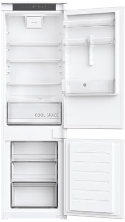 Hoover HOBL3518EK Integrated Low Frost Fridge Freezer 263L Total Capacity, 70:30 split, White, E Rated