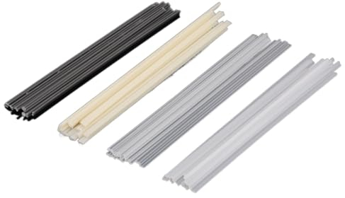 Baguettes de soudage for pare-chocs, baguettes de soudage en plastique, baguettes de soudage for soudure au sol de réparation de pare-chocs de voiture for soudeuse en plastique 50pcs 200 mm de longueu