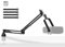 Low Profile Mic Boom Arm - YOUSHARES Boom Arm for Blue Yeti Fifine AM8 K688 QuadCast SoloCast AT2020, Adjustable Low Profile Microphone Arm for Podcast Streaming Gaming Studio