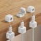 GBTUPOKW Magnetic Cable Management Clips Phone Charging Cable Holder Strong Adhesive Desk Cable Cord Organizer USB Wire Manager Keeper for Nightstand Office 6 Pack White
