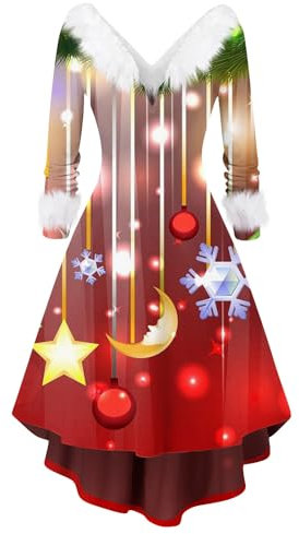 Robe Moulante Femme Longue Jaune Infinity Licorne Dia de Los Muertos Déguisement Rose Poudré Noël 2024 Multicolore 3XL