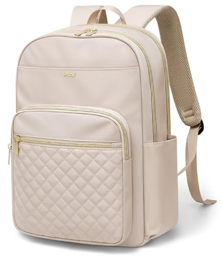 VNINE Mochila Para Mujer, Mochila Escolar Para Portátil de 16 Pulgadas Para Niñas, Mochilas Impermeables Para el día a día, Mochila de Viaje, Bolsa de Trabajo, Mochila Elegante y Moderna