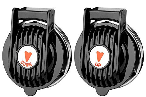 Winch Foot Switch, Universal Up and Down Boat Winch Switch Wear Resistant 1 Pair ABS with Yacht Safety Cover